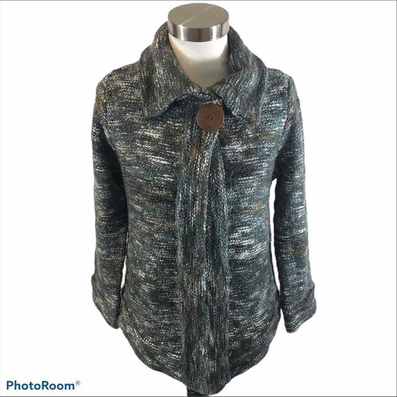 Anthro Curio Brand Open Front Sweater Medium - Picture 1 of 9